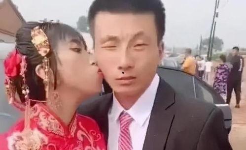 新人亲吻吃瓜群众,围观群众吃瓜热议